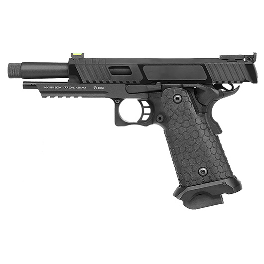 NxWerks NX1911 BOA CO2 Luftpistole Kal. 4,5mm BB Blowback Metallschlitten schwarz Bild 9