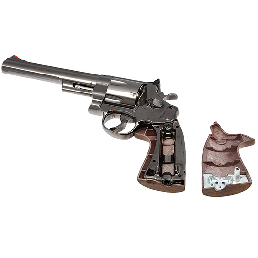 Smith & Wesson M29 Revolver 6,5 .44 Magnum CO2 4,5mm Diabolo hochglanzbrniert Bild 5