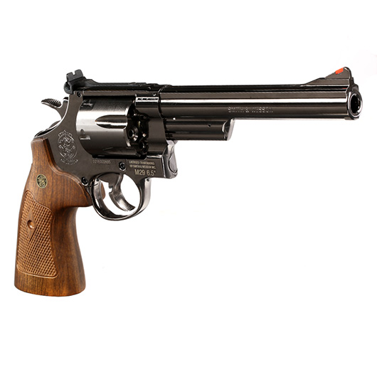 Smith & Wesson M29 Revolver 6,5 .44 Magnum CO2 4,5mm Diabolo hochglanzbrniert Bild 8