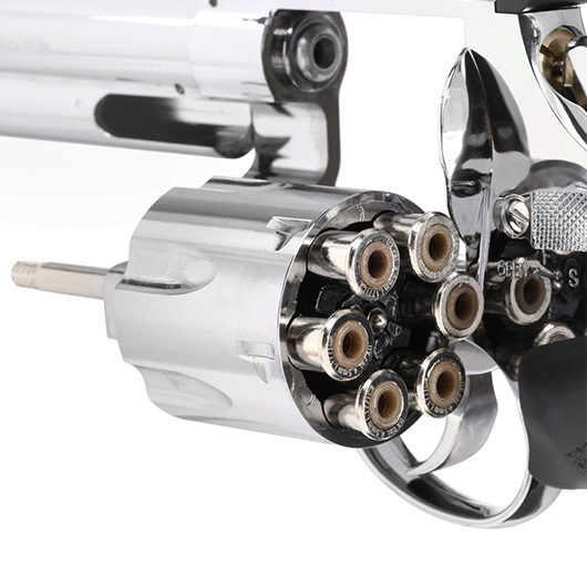Smith & Wesson 629 Classic CO2-Revolver 5 Zoll 4,5mm Diabolo Vollmetall chrom Bild 3