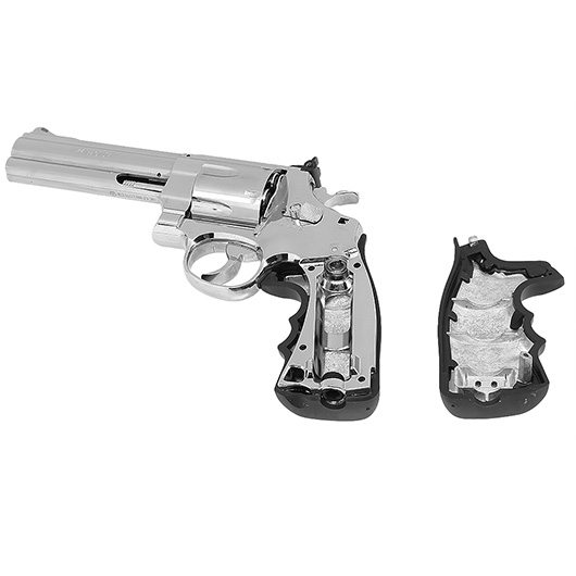 Smith & Wesson 629 Classic CO2-Revolver 5 Zoll 4,5mm Diabolo Vollmetall chrom Bild 5