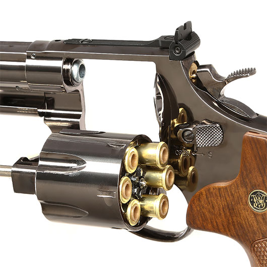 Smith & Wesson M29 Revolver 3 Zoll .44 Magnum CO2 4,5mm BB hochglanzbrniert Bild 3