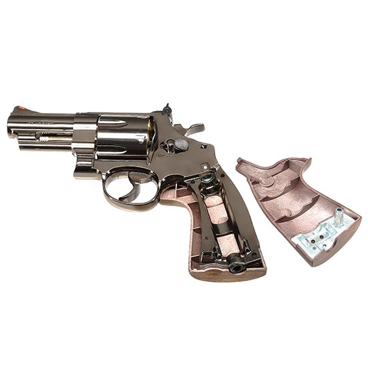 Smith & Wesson M29 Revolver 3 Zoll .44 Magnum CO2 4,5mm BB hochglanzbrniert Bild 5