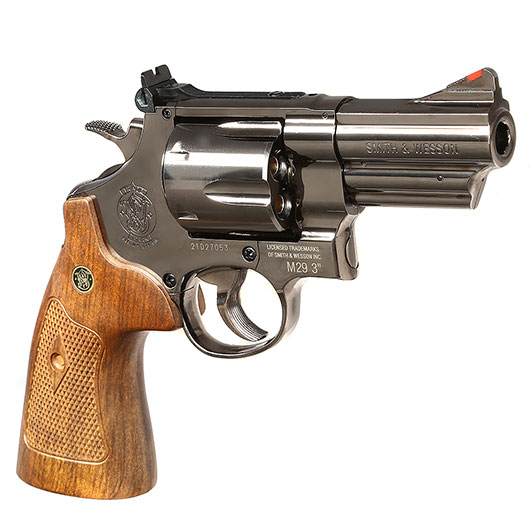 Smith & Wesson M29 Revolver 3 Zoll .44 Magnum CO2 4,5mm BB hochglanzbrniert Bild 8