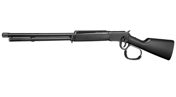 Legends Cowboy Rifle Renegade CO2-Luftgewehr Unterhebelspanner Kal. 4,5 mm BB schwarz inkl. 10 Ladehlsen Bild 1