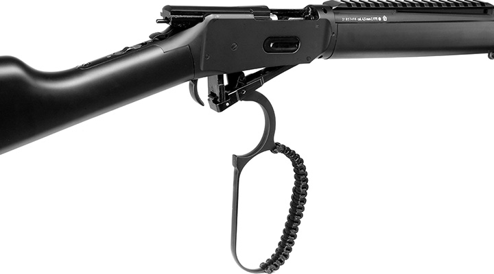 Legends Cowboy Rifle Renegade CO2-Luftgewehr Unterhebelspanner Kal. 4,5 mm BB schwarz inkl. 10 Ladehlsen Bild 6