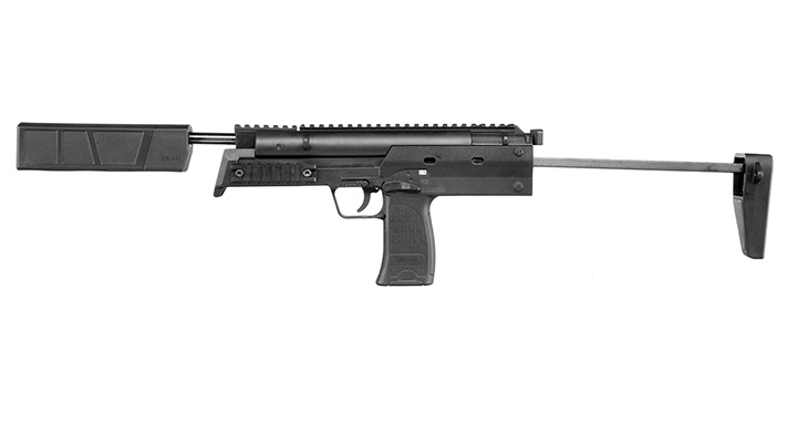 Heckler & Koch MP7 SD Knicklauf Luftpistole Kal. 4,5 mm Diabolo schwarz