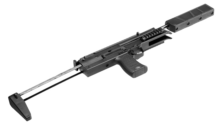 Heckler & Koch MP7 SD Knicklauf Luftpistole Kal. 4,5 mm Diabolo schwarz Bild 10
