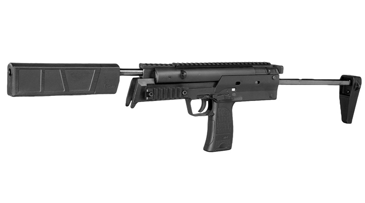 Heckler & Koch MP7 SD Knicklauf Luftpistole Kal. 4,5 mm Diabolo schwarz Bild 6