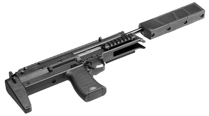 Heckler & Koch MP7 SD Knicklauf Luftpistole Kal. 4,5 mm Diabolo schwarz Bild 9