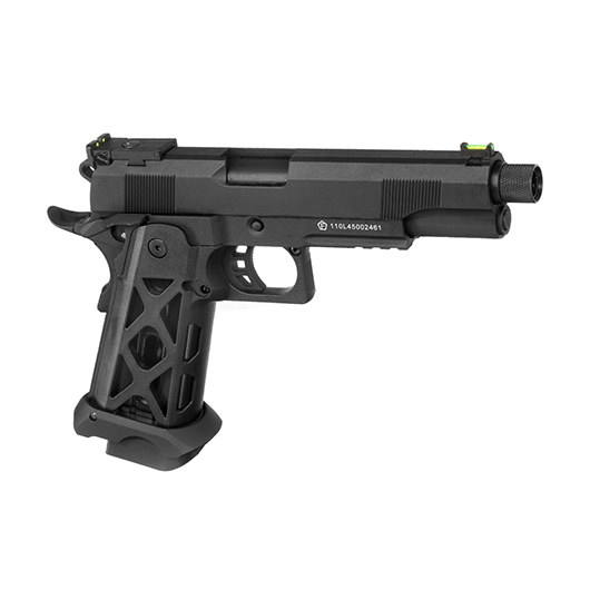 KLI Hi-Capa 5.1 Elite MK2 CO2 Luftpistole Kal. 4,5 mm BB Vollmetall Blowback schwarz Bild 6