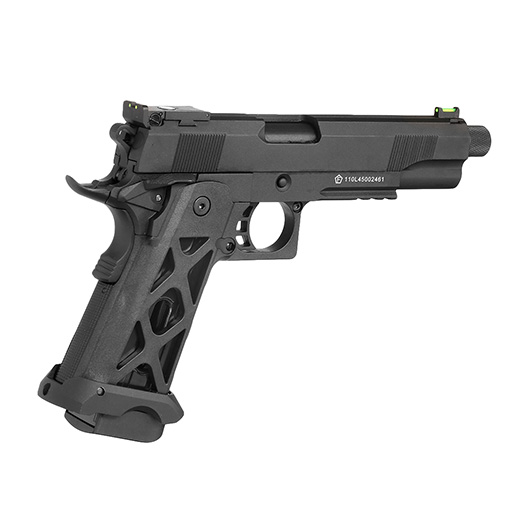 KLI Hi-Capa 5.1 Elite MK2 CO2 Luftpistole Kal. 4,5 mm BB Vollmetall Blowback schwarz Bild 7