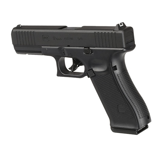 Glock 17 Gen5 CO2-Luftpistole Blowback Kal. 4,5mm Diabolo Metallschlitten schwarz Bild 2