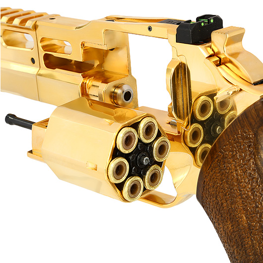 Chiappa Rhino 60DS CO2 Revolver 4,5mm BB 18k Gold beschichtet streng limitiert inkl. Waffenkoffer Bild 3