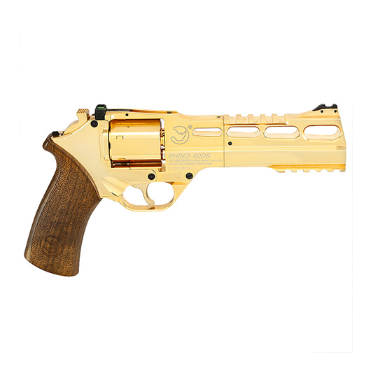 Chiappa Rhino 60DS CO2 Revolver 4,5mm BB 18k Gold beschichtet streng limitiert inkl. Waffenkoffer Bild 4