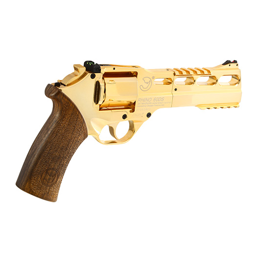 Chiappa Rhino 60DS CO2 Revolver 4,5mm BB 18k Gold beschichtet streng limitiert inkl. Waffenkoffer Bild 8
