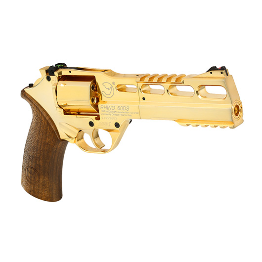 Chiappa Rhino 60DS CO2 Revolver 4,5mm BB 18k Gold beschichtet streng limitiert inkl. Waffenkoffer Bild 9