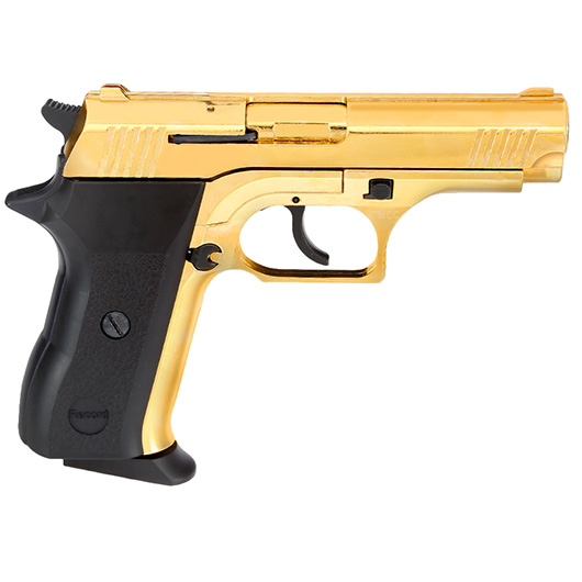 Record 2015 Schreckschuss Pistole Kal. 9mm P.A.K Sonderedition gold Bild 2