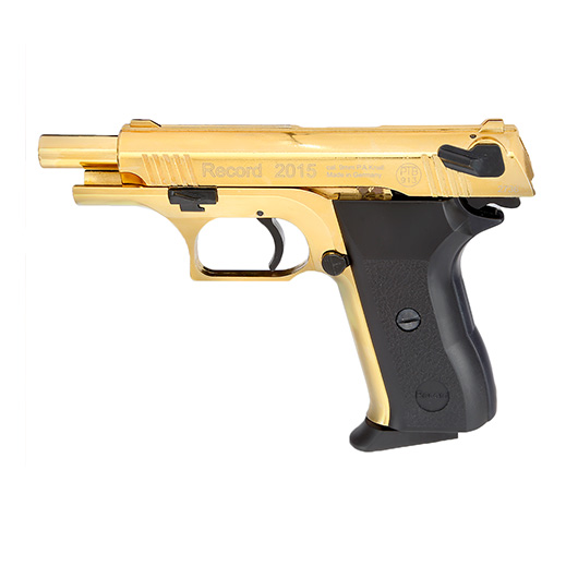 Record 2015 Schreckschuss Pistole Kal. 9mm P.A.K Sonderedition gold Bild 9