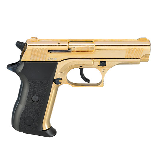 Record 2015 Schreckschuss Pistole Kal. 9mm P.A.K Sonderedition gold Bild 3
