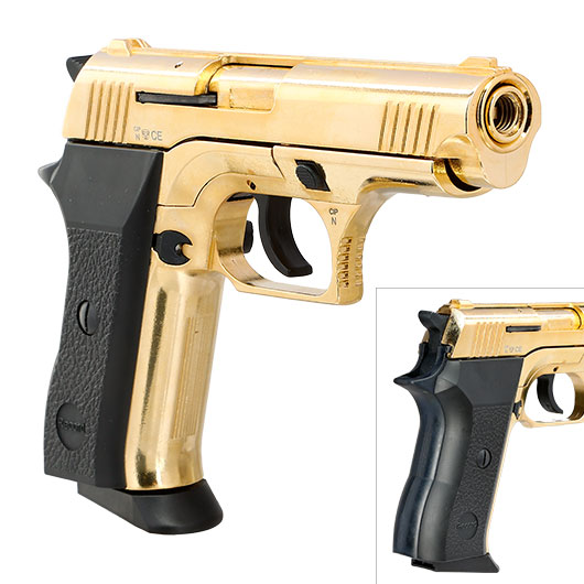 Record 2015 Schreckschuss Pistole Kal. 9mm P.A.K Sonderedition gold Bild 9