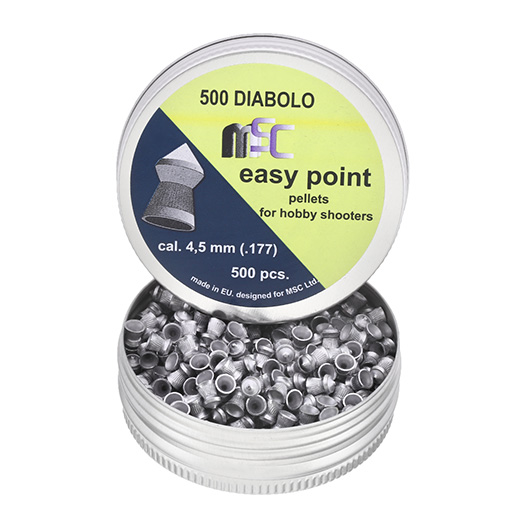 MSC Diabolo Easy Point Kal. 4,5 mm Spitzkopf 500er Dose