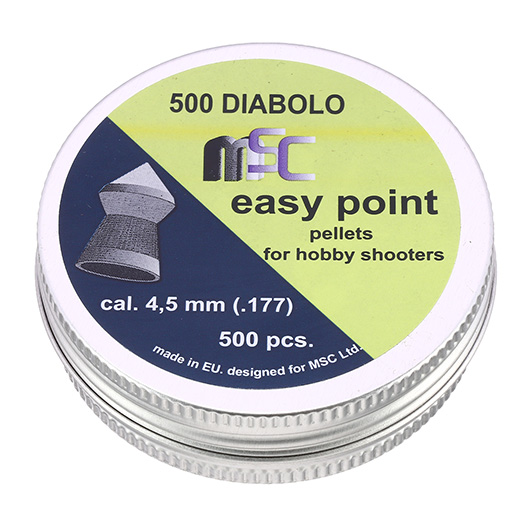 MSC Diabolo Easy Point Kal. 4,5 mm Spitzkopf 500er Dose Bild 1
