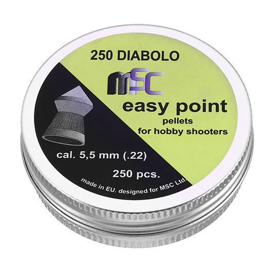 MSC Diabolo Easy Point Kal. 5,5 mm Spitzkopf 250er Dose Bild 1