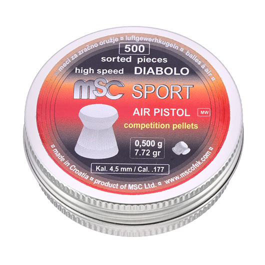 MSC Diabolos Sport Mix 6er Pack 500 Stck 4,5 mm Flach- und Rundkopf Bild 6