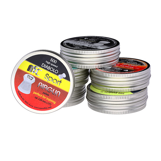 MSC Diabolos Sport Mix 6er Pack 500 Stck 4,5 mm Flach- und Rundkopf Bild 8