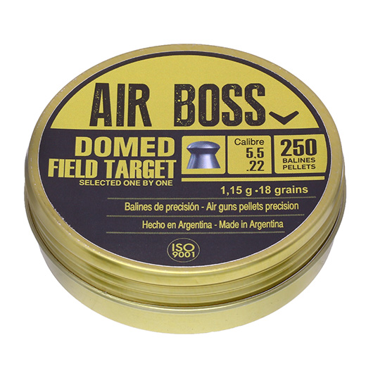 Air Boss Diabolo Domed Field Target Kal. 5,5 mm Rundkopf 250er Dose Bild 1