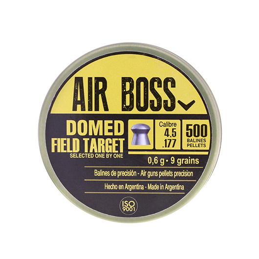 Air Boss Diabolo Domed Field Target Kal. 4,5 mm Rundkopf 500er Dose Bild 3