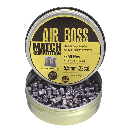 Air Boss Diabolo Match Competition Kal. 5,5 mm Flachkopf 250er Dose