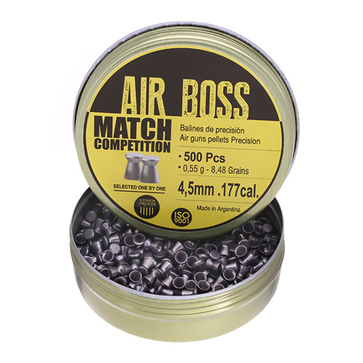 Air Boss Diabolo Match Competition Kal. 4,5 mm Flachkopf 500er Dose