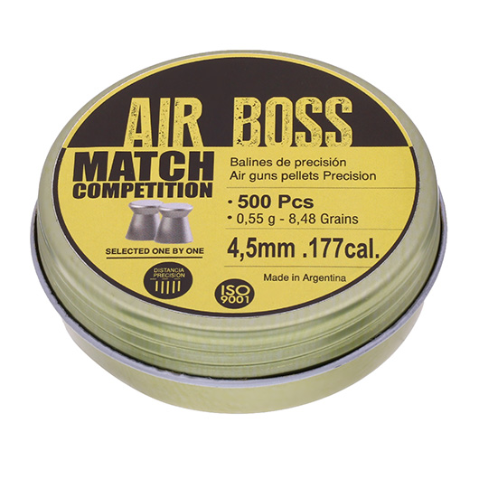 Air Boss Diabolo Match Competition Kal. 4,5 mm Flachkopf 500er Dose Bild 1