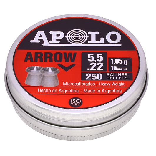 Apolo Diabolo Arrow Kal. 5,5 mm Hohlspitz 250er Dose Bild 1