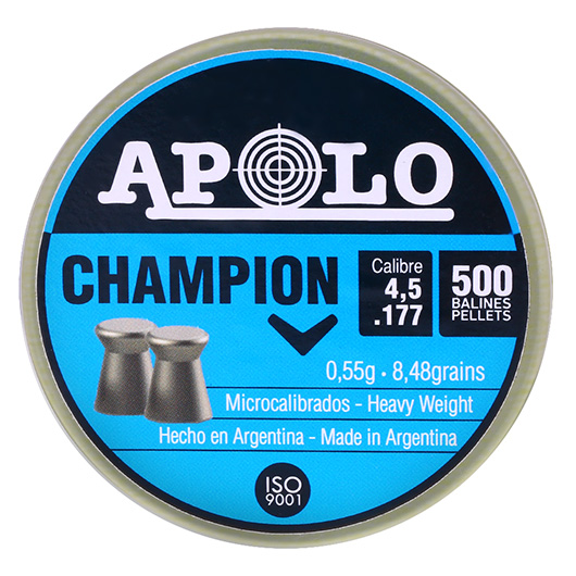 Apolo Diabolo Champion Kal. 4,5 mm Flachkopf 500er Dose Bild 3