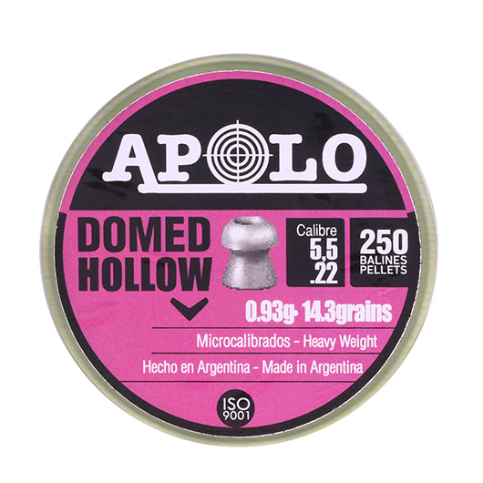 Apolo Diabolo Domed Hollow Kal. 5,5 mm Hohlspitz 250er Dose Bild 3