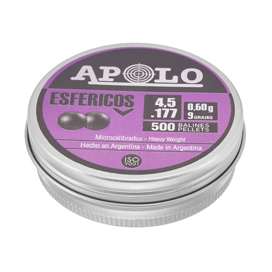 Apolo Blei-BBs Esfricos Kal. 4,5 mm 500er Dose Bild 1