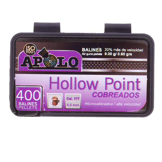 Apolo Diabolo Hollow Point Kal. 4,5 mm Hohlspitz 400er verkupfert Bild 3