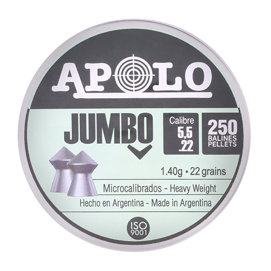 Apolo Diabolo Jumbo Kal. 5,5 mm Spitzkopf 250er Dose Bild 3