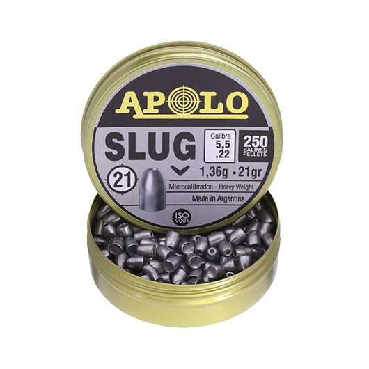 Apolo Diabolo Slug 21 Kal. 5,5 mm Hohlspitz 250er Dose