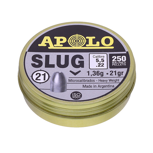 Apolo Diabolo Slug 21 Kal. 5,5 mm Hohlspitz 250er Dose Bild 1