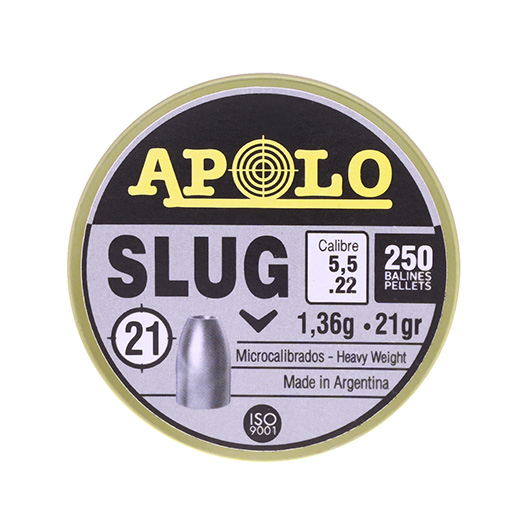 Apolo Diabolo Slug 21 Kal. 5,5 mm Hohlspitz 250er Dose Bild 3