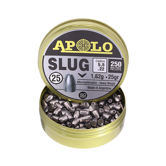 Apolo Diabolo Slug 25 Kal. 5,5 mm Hohlspitz 250er Dose