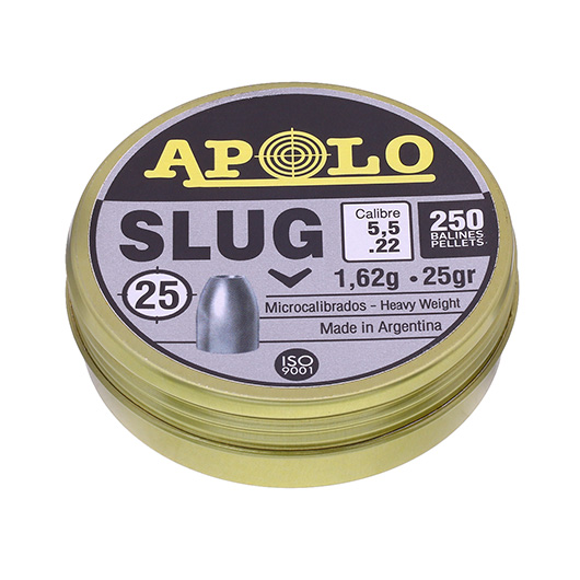Apolo Diabolo Slug 25 Kal. 5,5 mm Hohlspitz 250er Dose Bild 1