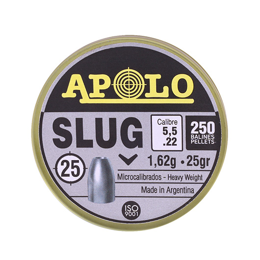 Apolo Diabolo Slug 25 Kal. 5,5 mm Hohlspitz 250er Dose Bild 3