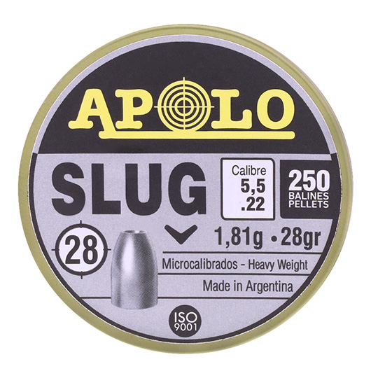 Apolo Diabolo Slug 28 Kal. 5,5 mm Hohlspitz 250er Dose Bild 3