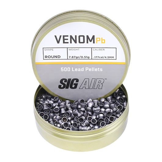 Sig Air Diabolo Venom Kal. 4,5 mm Rundkopf 0,51 g 500er Dose