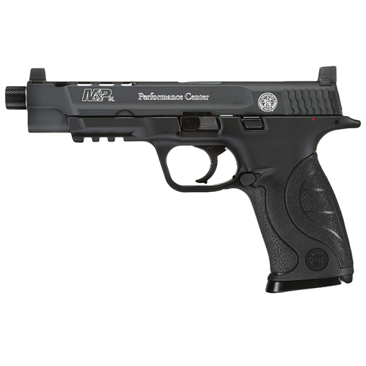 Smith & Wesson M&P9L Performance Center Ported CO2 Luftpistole 4,5 mm BB Metallschlitten Blowback schwarz